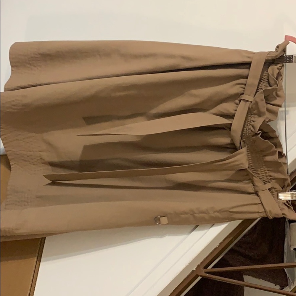Paperbag Midi Skirt